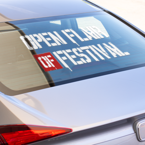 Autoaufkleber Mittel (66cm x 30cm)